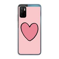 Hartje: Xiaomi Poco M3 Pro 5G Transparant Hoesje