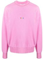 MSGM sweat en polaire à logo brodé - Rose - thumbnail