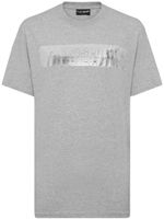 Plein Sport t-shirt en coton à logo embossé - Gris