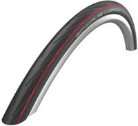 Buitenband Schwalbe Lugano 2 K-Guard 28 x 1.00" / 25-622 - zwart met rode strepen