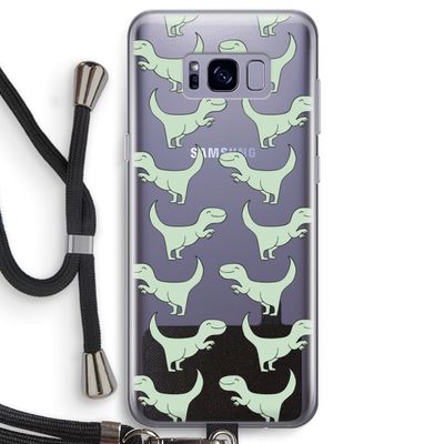 Dinos: Samsung Galaxy S8 Transparant Hoesje met koord