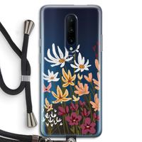 Painted wildflowers: OnePlus 7 Pro Transparant Hoesje met koord
