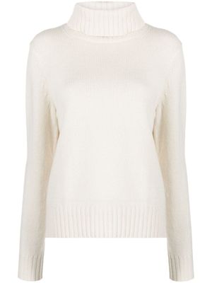 Polo Ralph Lauren pull en laine à col roulé - Blanc