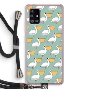 Pelican: Samsung Galaxy A51 5G Transparant Hoesje met koord