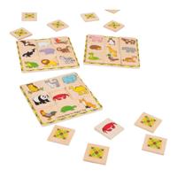 Bigjigs houten dieren lotto Bigjigs houten dieren lotto