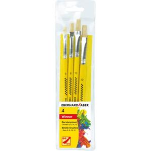 Penselenset varkenshaar maat 6-8-10-12 Eberhard Faber