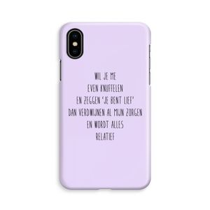 Relatief: iPhone X Volledig Geprint Hoesje