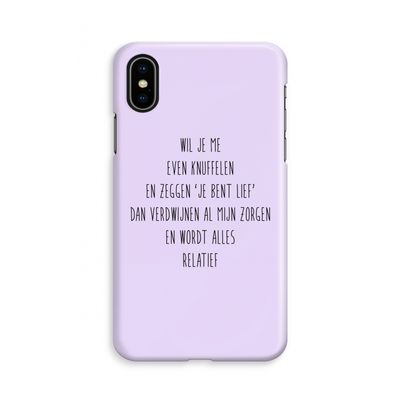 Relatief: iPhone X Volledig Geprint Hoesje