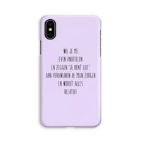Relatief: iPhone X Volledig Geprint Hoesje