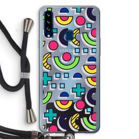 8-bit N°6: Samsung Galaxy A20s Transparant Hoesje met koord