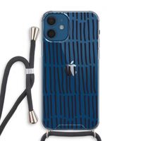 Moroccan stripes: iPhone 12 Transparant Hoesje met koord Moroccan stripes: iPhone 12 Transparant Hoesje met koord