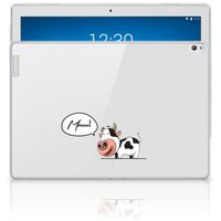 Lenovo Tab P10 Tablet Back Cover Cow - thumbnail