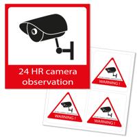 Alecto AWS-05 - Raamstickers camerabewaking, 5x