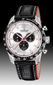 Horlogeband Candino C4681 / C4429-1 Leder Zwart 22mm