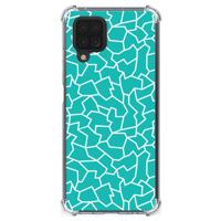 Samsung Galaxy A12 Back Cover Cracks Blue Samsung Galaxy A12 Back Cover Cracks Blue