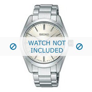 Seiko horlogeband 9R65-0AA0-SBGA001G Staal Zilver