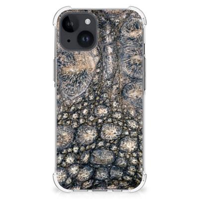 iPhone 15 Plus Case Anti-shock Krokodillenprint iPhone 15 Plus Case Anti-shock Krokodillenprint