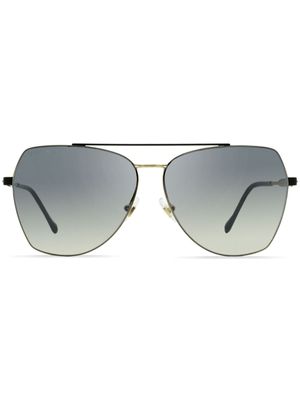 Longines lunettes de soleil à monture pilote - Or
