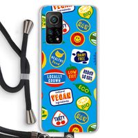 Fruitsticker: Xiaomi Mi 10T 5G Transparant Hoesje met koord