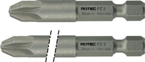 Rotec PRO Krachtbit PZ 1 L=110mm E 6,3 BASIC - 8050010 - VPE = 10 stuks