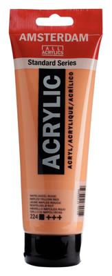 Royal Talens Amsterdam Standard Series Acrylverf Tube 250 ml - Napelsgeel Rood 224