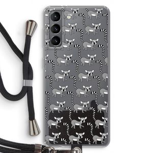 Makis: Samsung Galaxy S21 Transparant Hoesje met koord