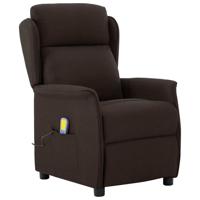 Massagestoel met kussen Donkerbruin 67.5 x 93.5 x 101.5 cm