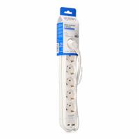 Stopcontactenstrip 6 Tomas met Interruptor EDM 41825 Wit 3680 W 250 V 30 W (1,5 m)