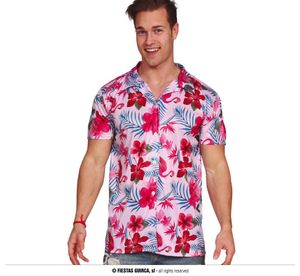 Hawaii Blouse Kalino Flamingo