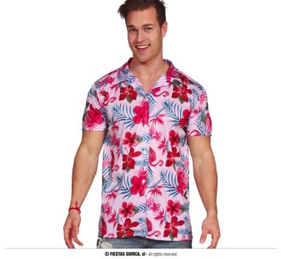 Hawaii Blouse Kalino Flamingo