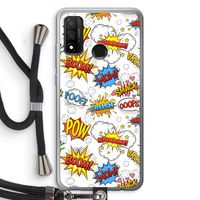 Pow Smack: Huawei P Smart (2020) Transparant Hoesje met koord