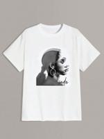 Bon&Bon Sade Love Story Graphic T-Shirt - 100% Cotton Unisex Loose Fit White / XL