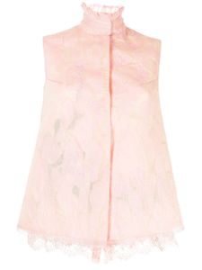 SHIATZY CHEN débardeur à motif en jacquard - Rose