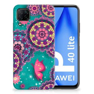 Huawei P40 Lite Hoesje maken Cirkels en Vlinders