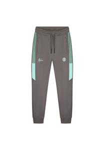 Malelions Sport Transfer Trackpants MS1-AW23-17-205 Grijs / Mint Groen-XXL  maat XXL