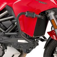 GIVI Valbeugel, Valbeugels voor de moto, TN7406B Zwart gepoedercoat staal onderzijde