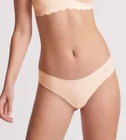 Naadloos ondergoed dames Zero hipstring microfiber 2.0 -Schijnt niet door - Onzichtbaar - katoenen kruisje