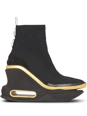 Balmain baskets montantes B Bold - Noir