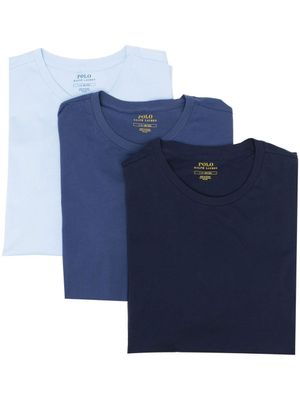 Polo Ralph Lauren lot de 3 t-shirts à logo Polo Pony - Bleu
