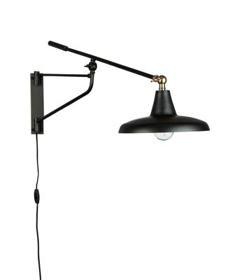 Wandlamp Hector Black Wandlamp Hector Black