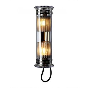 DCW Editions In The Tube 100-350 Wandlamp - Goud - Zilveren mesh - Transparante stop