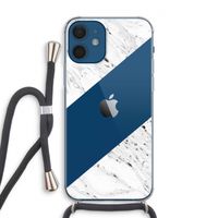 Biggest stripe: iPhone 12 Transparant Hoesje met koord