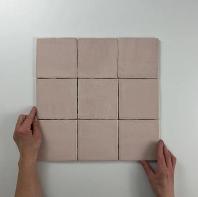 Oud Hollandse witjes Roze 13x13