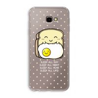 Sleep All Day: Samsung Galaxy J4 Plus Transparant Hoesje