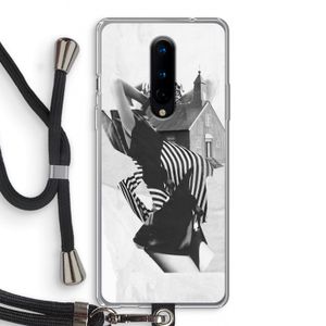 House: OnePlus 8 Transparant Hoesje met koord