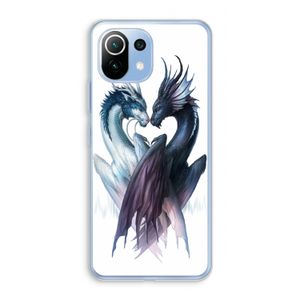 Yin Yang Dragons: Xiaomi Mi 11 Lite Transparant Hoesje