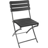 Perel folding chair wood Campingstoel Zwart FP165W Belastbaarheid (gewicht) (max.) 300 kg
