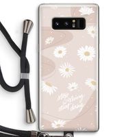 Daydreaming becomes reality: Samsung Galaxy Note 8 Transparant Hoesje met koord