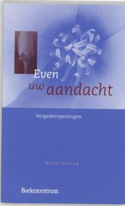 Vergaderopeningen (Paperback)