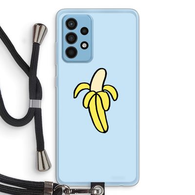 Banana: Samsung Galaxy A52 Transparant Hoesje met koord